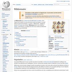 wiktionnaire|Wiktionnaire en français — Wikipédia.